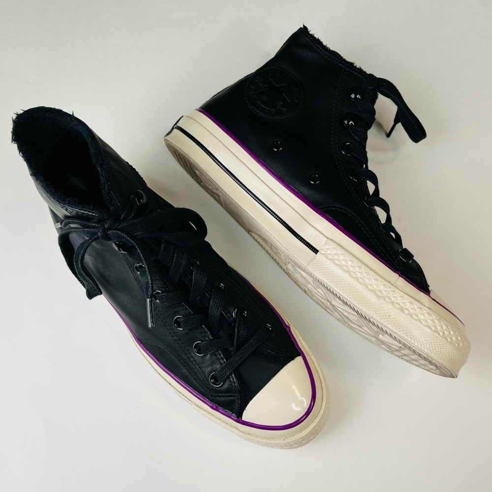Converse Women’s Classic Chuck 70 Street Warmer High Top Leather Shoes Size 7.5